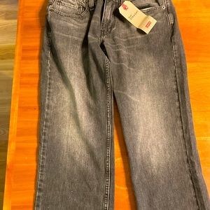 Dark grey washed Levi jeans